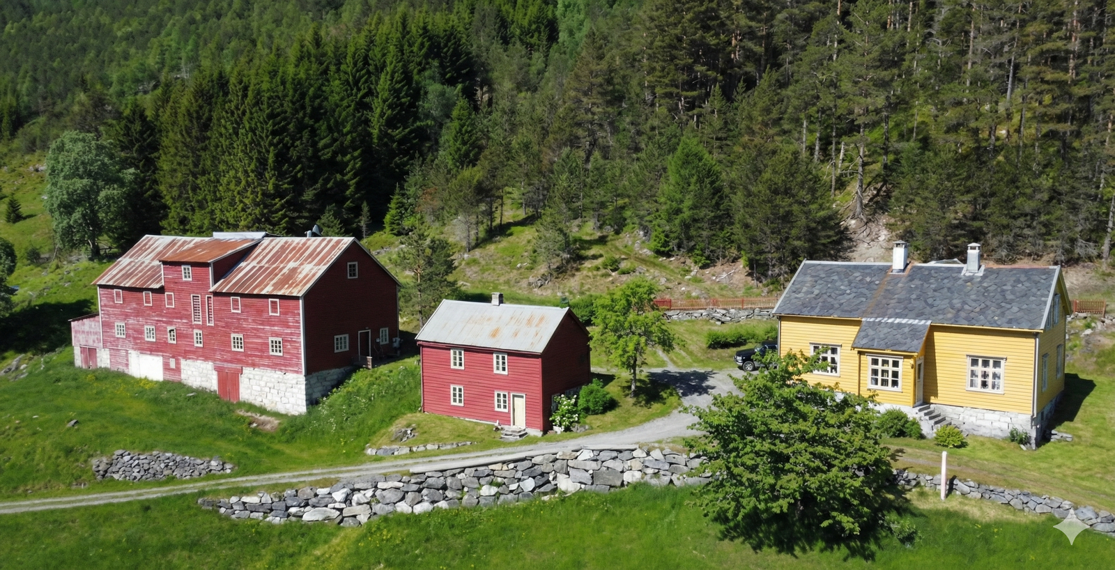 Skogli Gard Aerial View